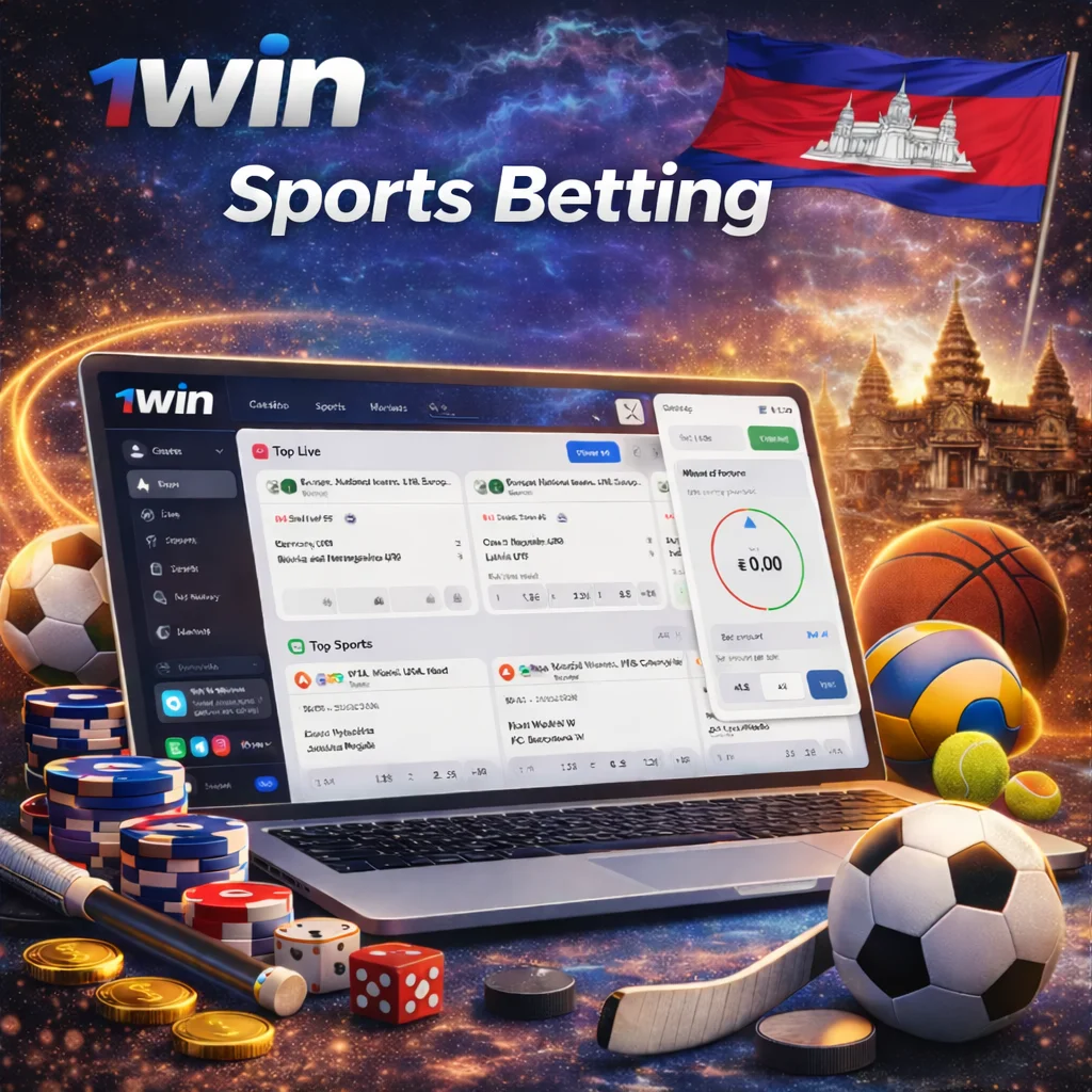 1win official sports betting site in Cambodia